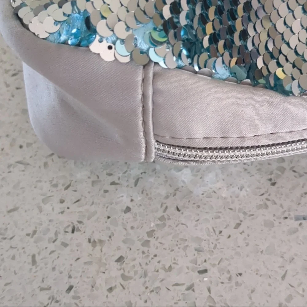 Marc Jacobs Silver Sequin Pouch